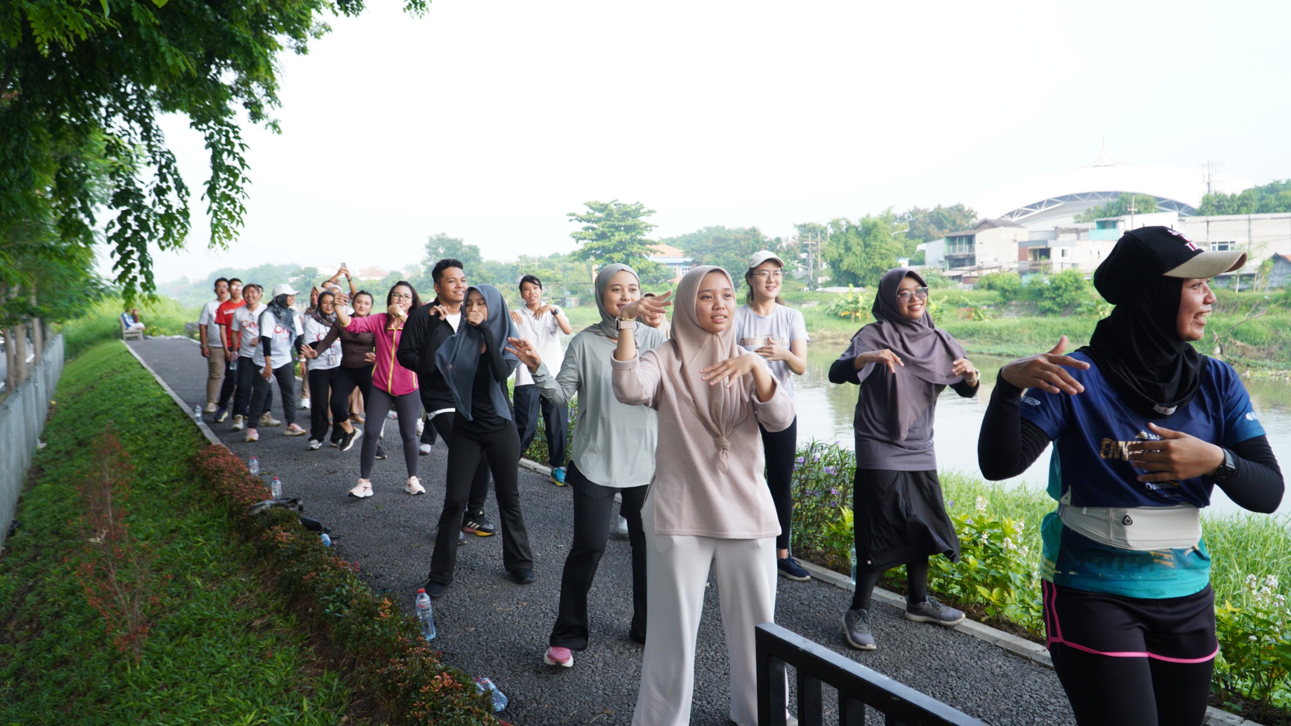 Samator Aktifkan Ruang Publik Jagir melalui Program Wellness Session Berkelanjutan